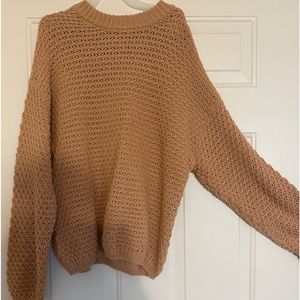 target sweater, size medium, pinkish color.